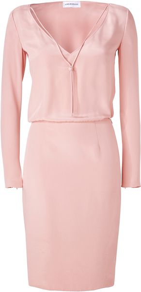 Emilio Pucci Colonial Rose Silk Dress - Lyst