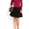 Red Valentino Ribbed Knit Wool Top in Red - Lyst