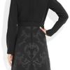 Stella Mccartney Angela Embossed Stretchcrepe Dress in Black - Lyst