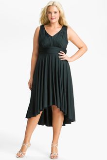 Suzi Chin For Maggy Boutique Vneck Jersey Dress - Lyst