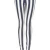 Topshop Stripe Print Jeans  in White (navy blue) - Lyst