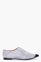 3.1 Phillip Lim Speckled White Nancy Oxford Flats