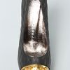Jeffrey Campbell The Battle Shoe in Black Quilt and Gold in Black - Lyst