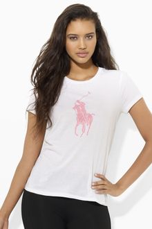 Ralph Lauren Pink Pony Big Pony Tee - Lyst
