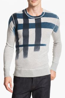 Burberry Brit Check Sweater - Lyst