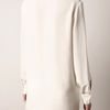 3.1 Phillip Lim Monochrome Panelled Silk Shirt in White - Lyst