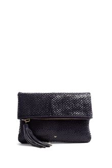 Anya Hindmarch  Huxley Woven Leather Clutch - Lyst