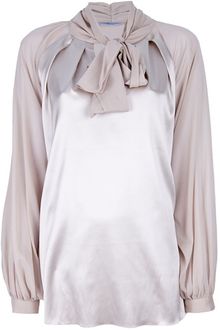 Blumarine Pussy Bow Blouse - Lyst