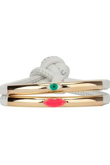 Delfina Delettrez Mouth and Eye Bracelet - Lyst
