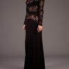 Emilio Pucci Lace Detailed Evening Dress in Black - Lyst