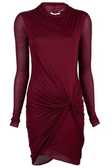 Helmut Lang Slack Twist Dress - Lyst
