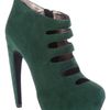 Jeffrey Campbell Cutout Ankle Boot in Green - Lyst