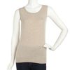 Lafayette 148 New York Ribtrim Tank Khaki Melange in Pink (khaki mela) - Lyst
