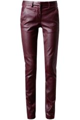 Maison Martin Margiela Leather and Jersey Trousers