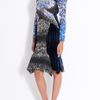 Peter Pilotto Cutout Paneled Dress in Blue - Lyst