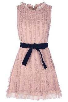 RED Valentino Belted Dress - Lyst