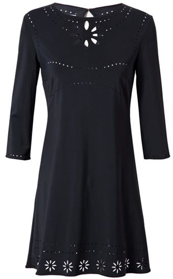 Yasmin Kianfar Laser Cut Lycra Dress - Lyst