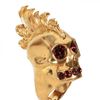 Alexander Mcqueen Punk Skull with Swarovski Ring in Gold - Lyst