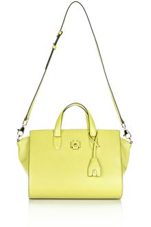 Alexander Wang Pelican Satchel in Acid with Pale Gold - Lyst