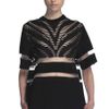 Alexander Wang Suspended Zebra Short Sleeve Hockey Jersey in Black (onyx) - Lyst