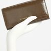 Burberry Prorsum Patent Leather Wallet in Gray (mole grey) - Lyst