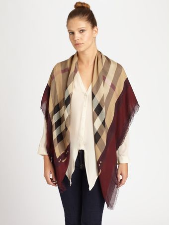 Burberry Haymarket Check Scarf - Lyst