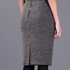 Burberry Prorsum Tweed Pencil Skirt in Brown - Lyst
