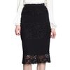 Dolce & Gabbana Lace Panel Skirt in Black - Lyst
