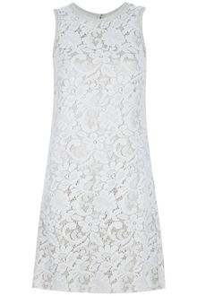 Dolce & Gabbana Lace Shift Dress - Lyst