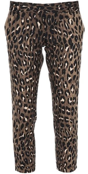 DSquared2 Leopard Print Trouser - Lyst