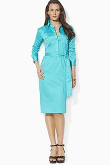 Lauren by Ralph Lauren Sana Long Sleeve Shirt Dress - Lyst