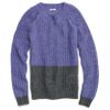 Madewell Colorblock Bookmark Sweater in Purple (vibrant violet) - Lyst