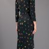 Mcq By Alexander Mcqueen Printed Dress in Black - Lyst