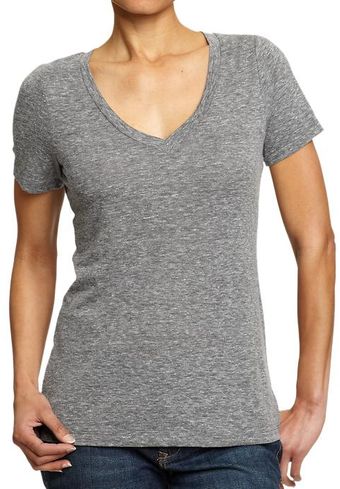 Old Navy Vintage Style V-Neck Tee - Lyst