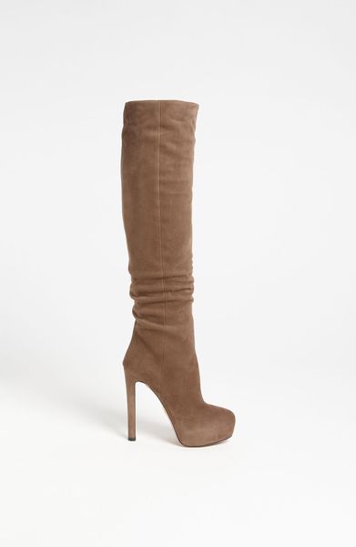 prada over the knee platform boots