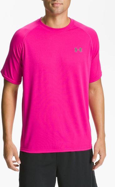 pink under armour tshirt