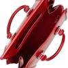 Alexander Mcqueen Heroine Large Polished Leather Tote in Red - Lyst