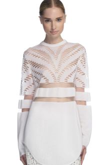 Alexander Wang Ss Suspended Zebra Long Sleeve Hockey Jersey - Lyst