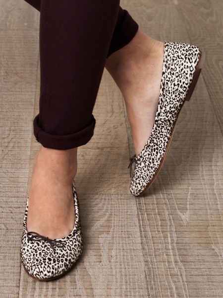 animal print ballet shoes