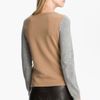 Boss Black Colorblock Cashmere Sweater in Gray (fresh biscuit fantasy) - Lyst