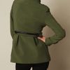 Burberry Prorsum Bonded Technical Stitch Duffle Coat in Green - Lyst