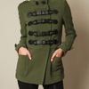 Burberry Prorsum Bonded Technical Stitch Duffle Coat in Green - Lyst