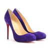 Christian Louboutin Filo 120 Suede Pumps in Purple (grey) - Lyst