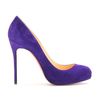 Christian Louboutin Filo 120 Suede Pumps in Purple (grey) - Lyst