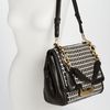Diane Von Furstenberg New Harper Check Wool Shoulder Bag in Black (black/ white) - Lyst