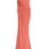 Elie Saab Sleeveless Long Jersey Gown in Pink - Lyst
