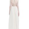 Honor Ss Stretch Canvas Guipure Lace Bustier Gown in White - Lyst
