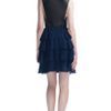 Jason Wu Ss Tiered Combo Button Front Sleeveless Dress in Blue (navy/black) - Lyst