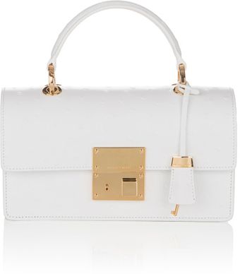 Michael Kors Accessories Ss Optic White Middleton East West Flap Bag - Lyst