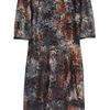 Mulberry Leather Trimmed Tie Dye Lace Dress in Multicolor (multicolored) - Lyst